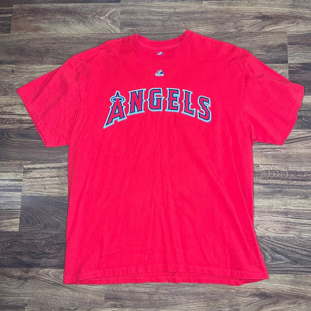 Los Angeles Angels MLB T Shirt Mike Trout 27 Adult XL